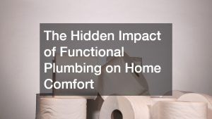 The Hidden Impact of Functional Plumbing on Home Comfort